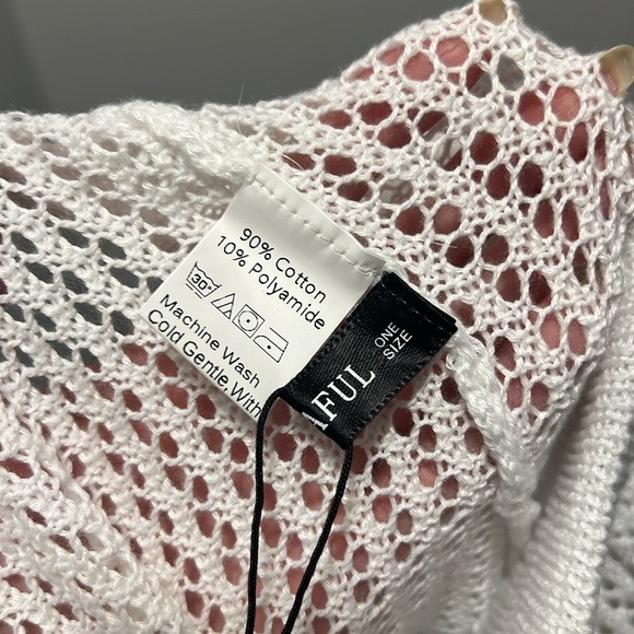 Zaful white pants see through NWT one size - Picture 6 of 6